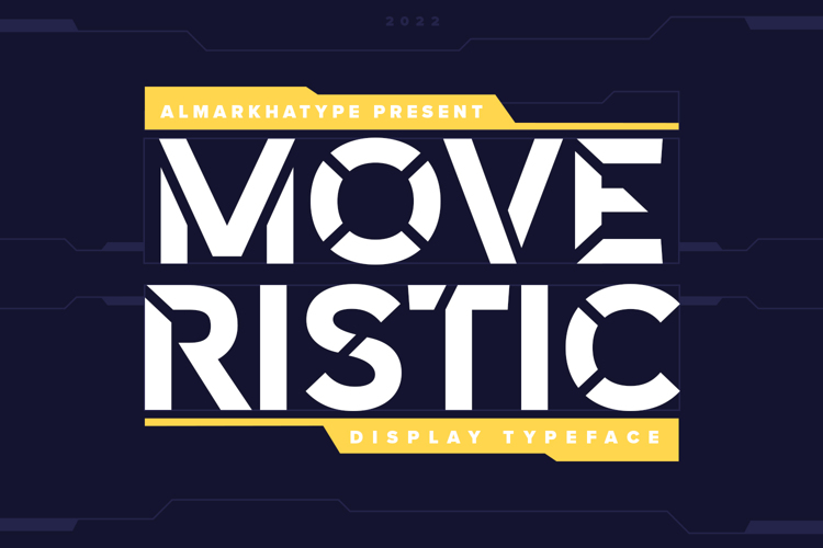 Preview of Moveristic Font