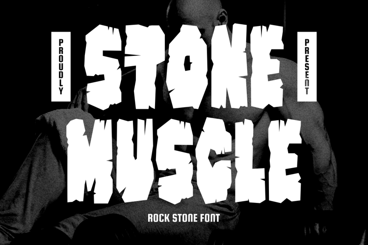 Preview of Stone Muscle Font
