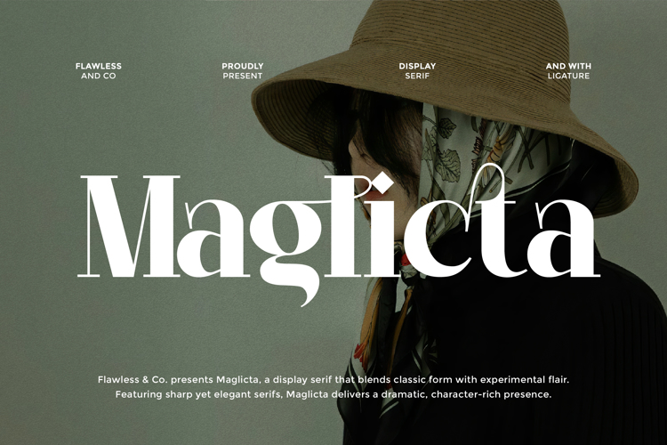 Preview of MAGLICTA Font