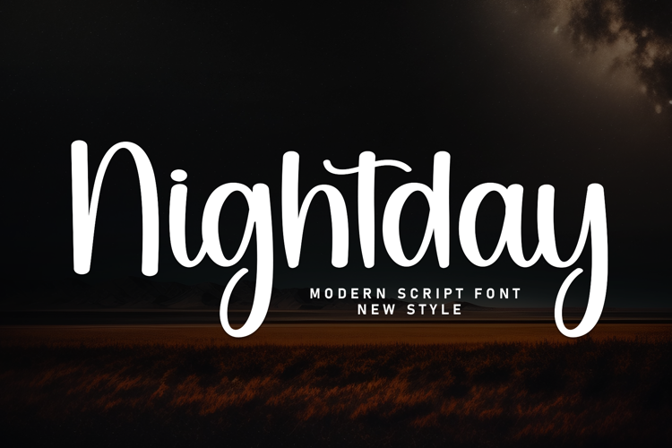 Preview of Nightday Font