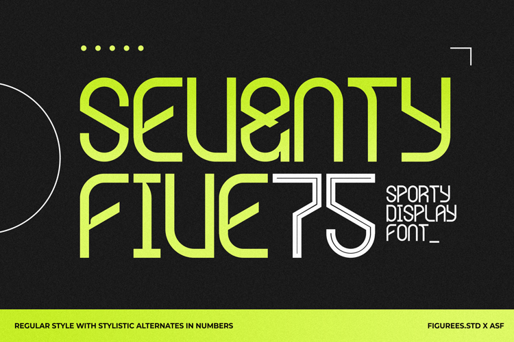 Preview of Seventy Five Font