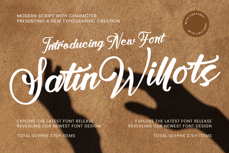 Preview of Satin Willots Font