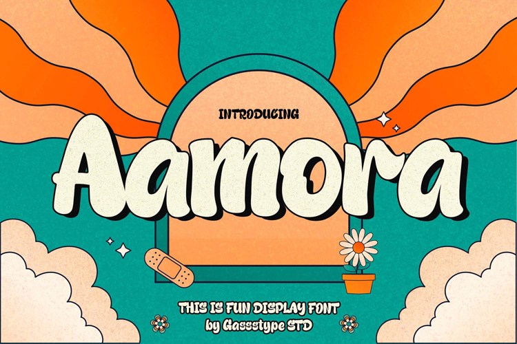 Preview of Aamora Font