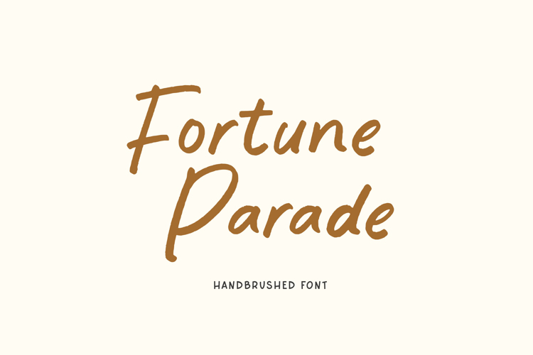 Preview of Fortune Parade Font