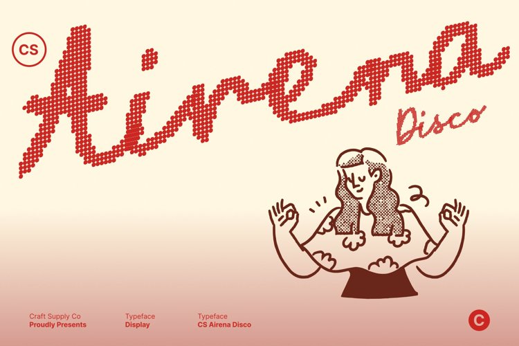 Preview of CS Airena Disco Font
