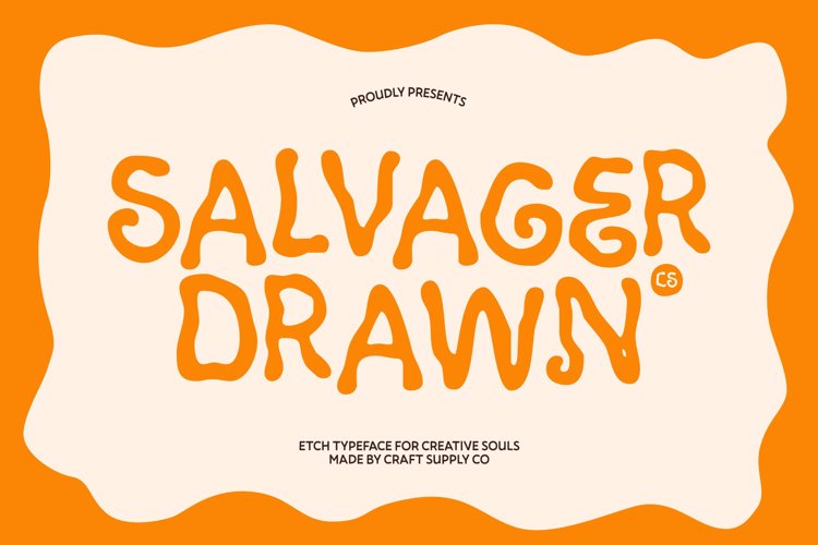 Preview of CS Salvager Drawn Font