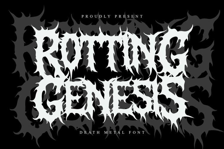 Preview of Rotting Genesis Font