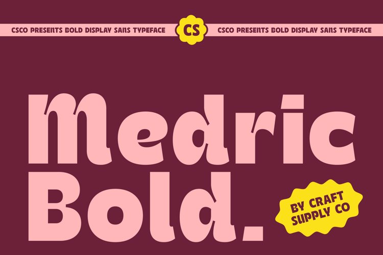 Preview of CS Medric Font