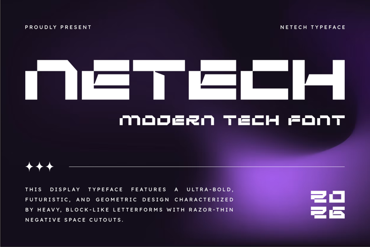 Preview of Netech Font