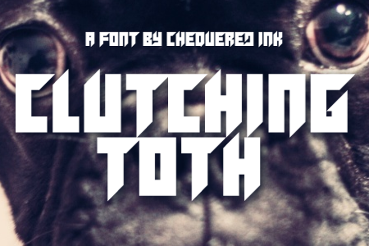 Clutching Toth Font
