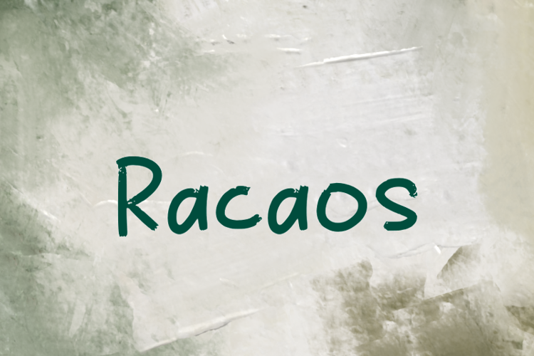 Racaos Font