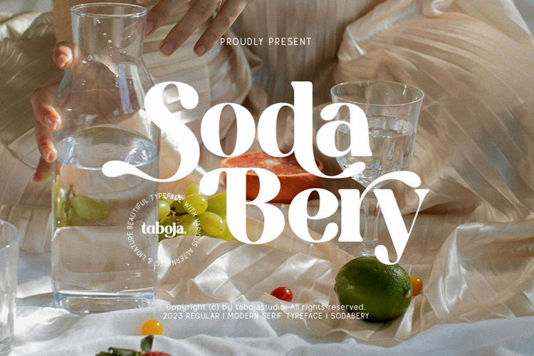 Preview of TBJ Sodabery Mini Edition Font