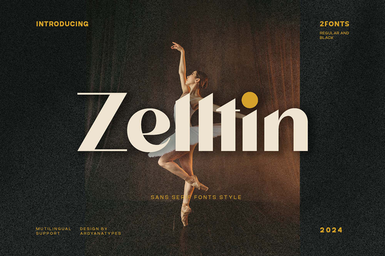 Zelltin Font