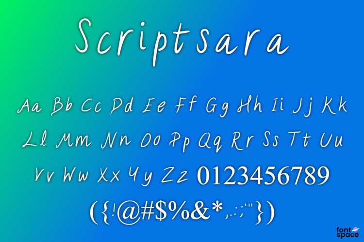 Scriptsara Font