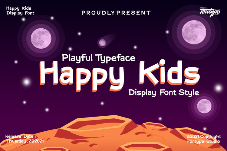 Happy Kids Font