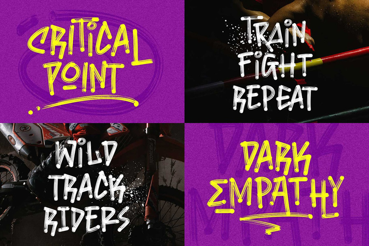 Preview of Brosnoirs Font