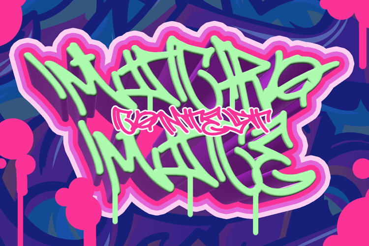 Genzi Street Graffiti Font