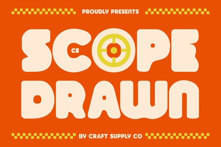 Preview of CS Scope Drawn Font
