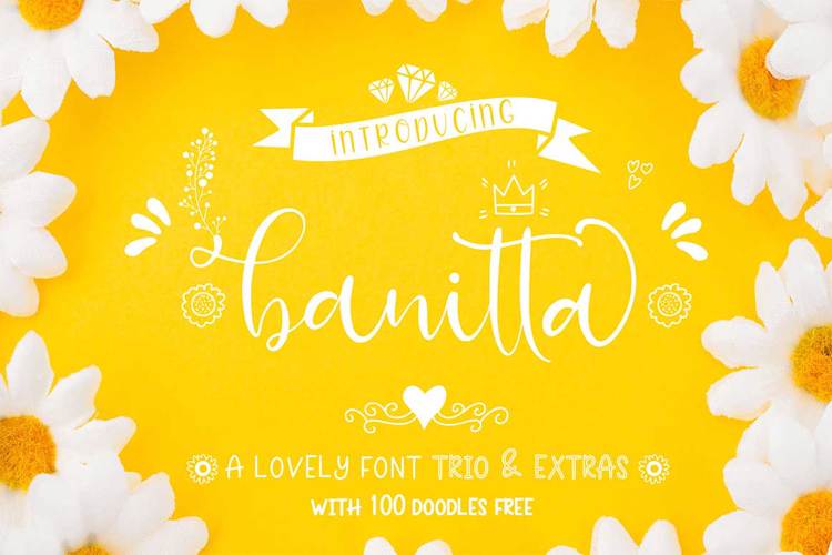 banitta Script Font