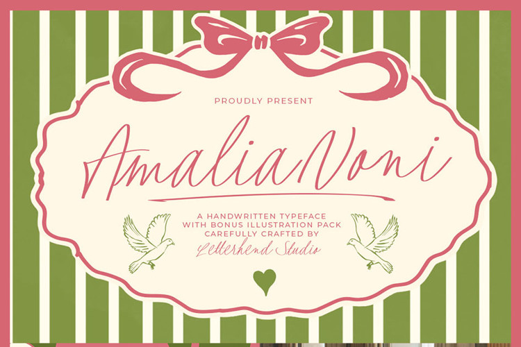 Preview of Amalia Noni Font