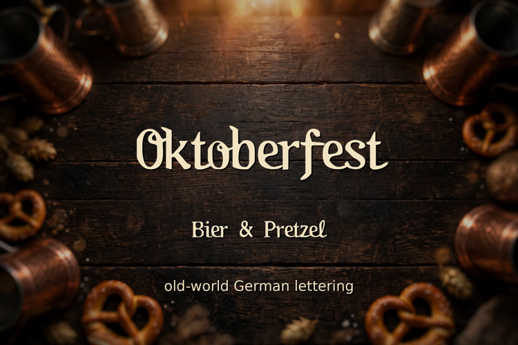 Preview of Oktoberfest Font