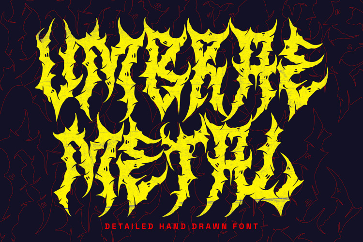 Umbrae Metal Font