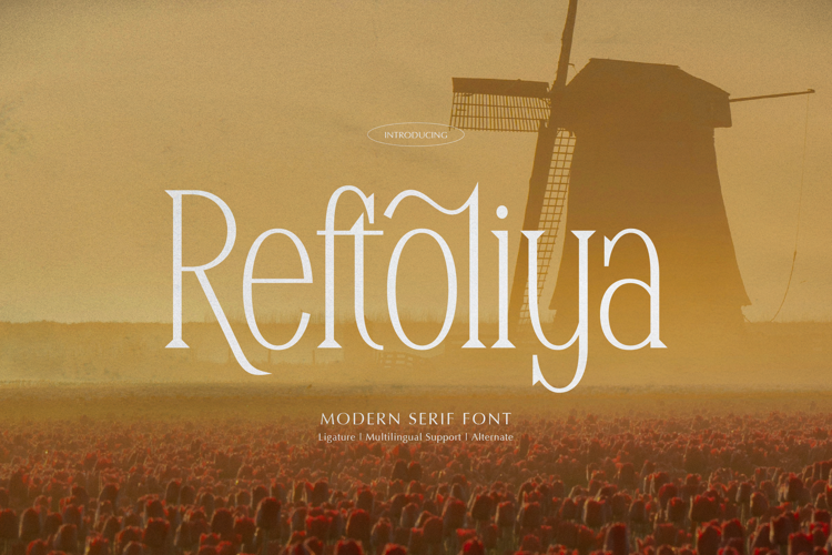 Preview of Reftoliya Font