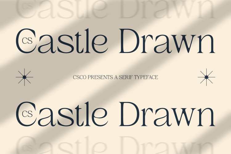 CS Castle Drawn Font