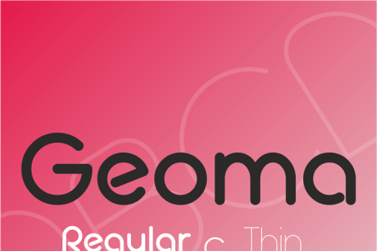 Geoma Thin Demo Font