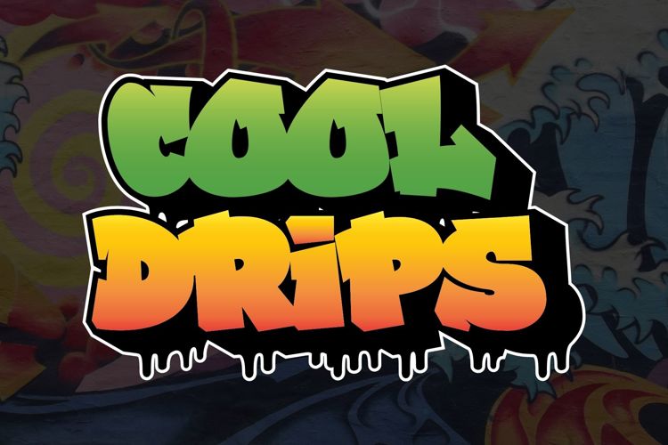 Graffiti Dripes Font