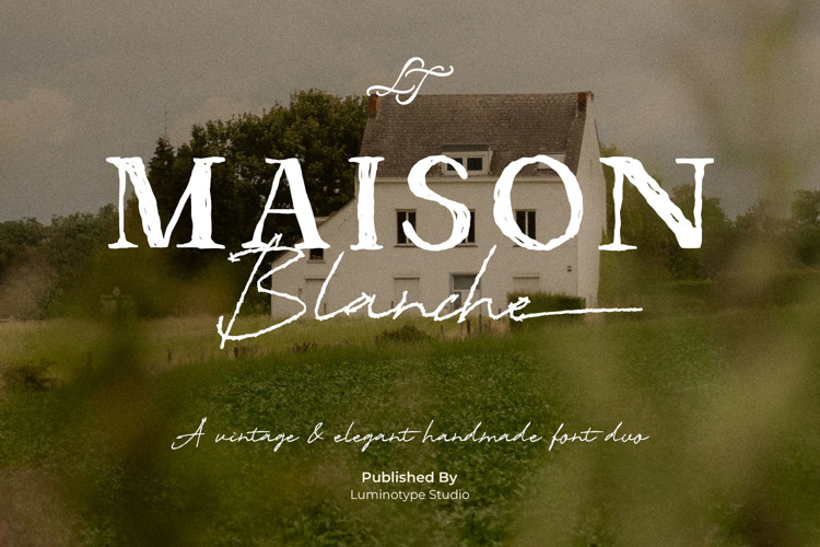Preview of LT Maison Blanche Font