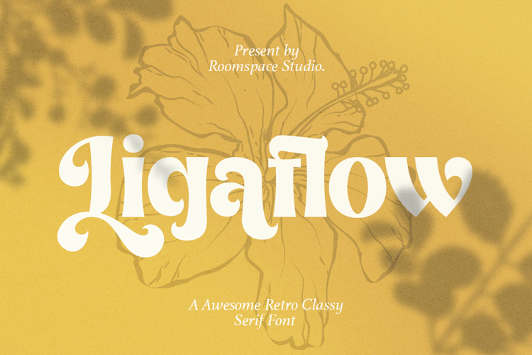 Preview of Ligaflow Font
