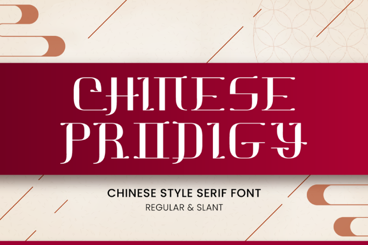 Preview of Chinese Prodigy Font