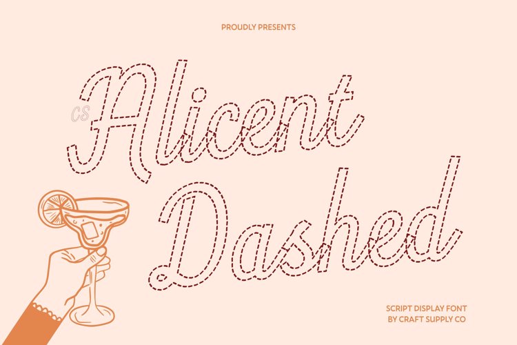 Preview of CS Alicent Dashed Font