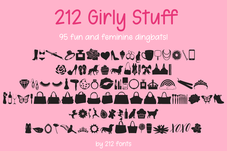212 Girly Stuff Font