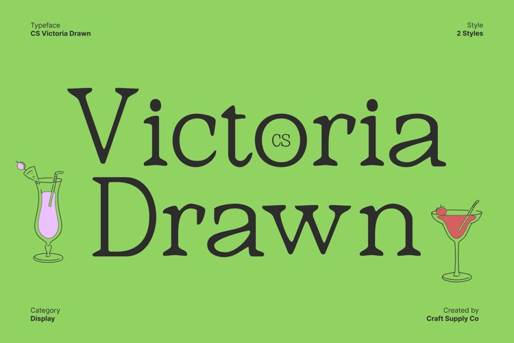 Preview of CS Victoria Drawn Font