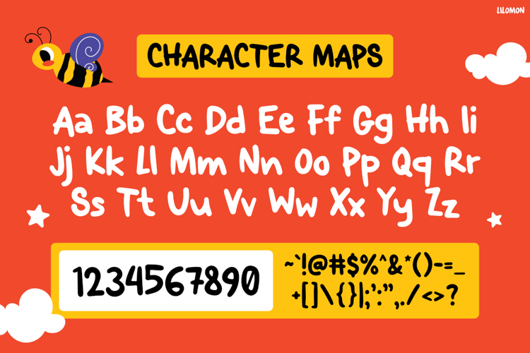 Preview of Lilomon Font