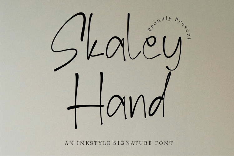 CF Skaley Hand Font