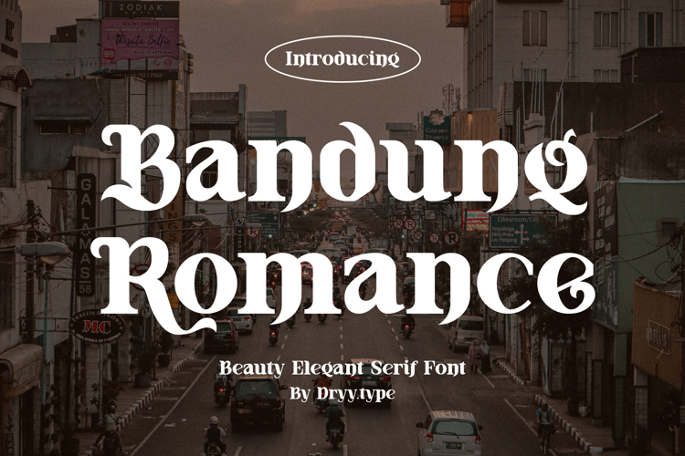 Bandung Romance Font