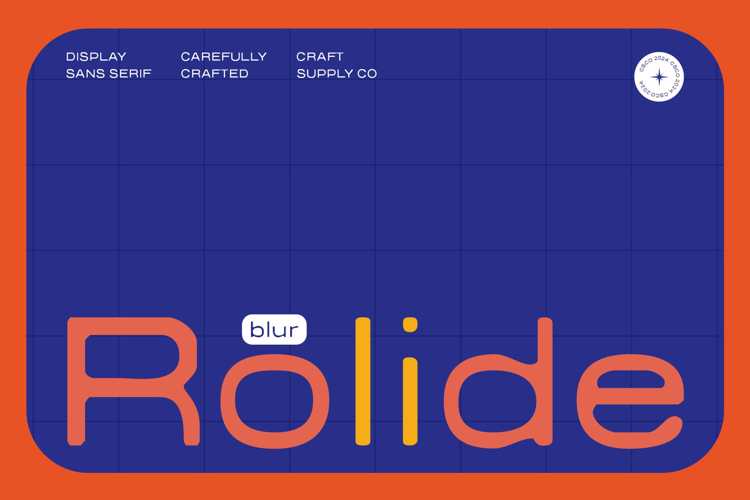 Rolide Blur Font