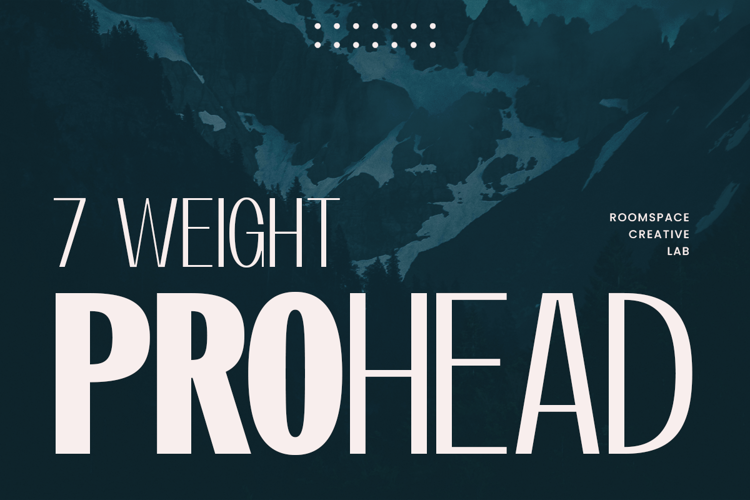 Preview of Prohead Font
