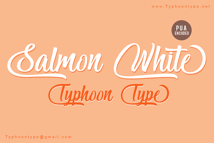 Salmon White (Personal Use) Font