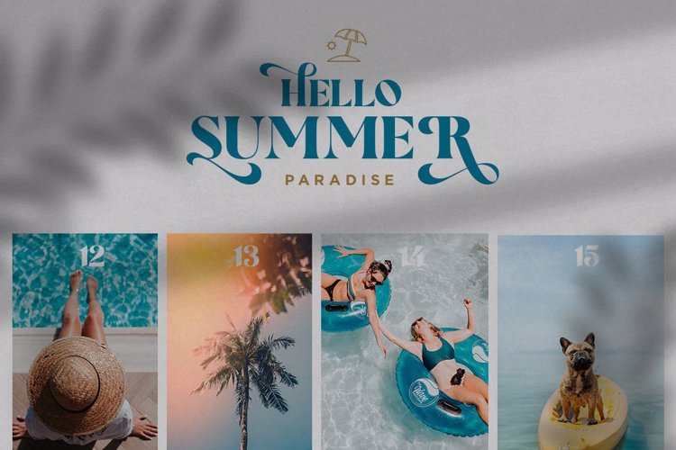 Preview of Evaline DEMO Font