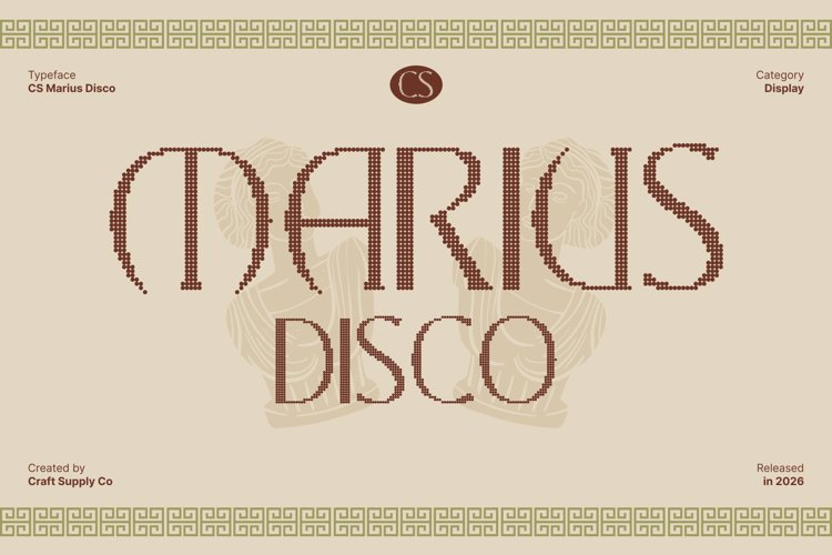 Preview of CS Marius Disco Font