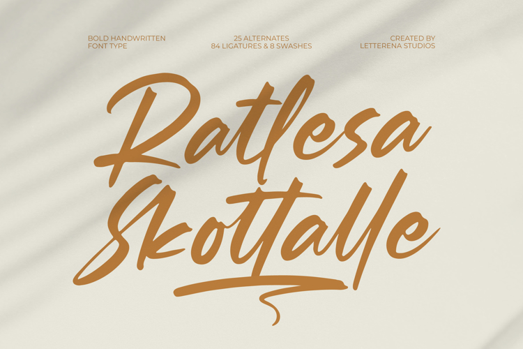 Preview of Ratlesa Skottalle VERSION Font