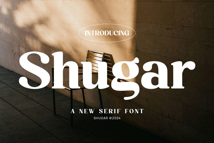 Preview of Shugar Font