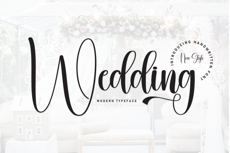 Preview of Wedding Font