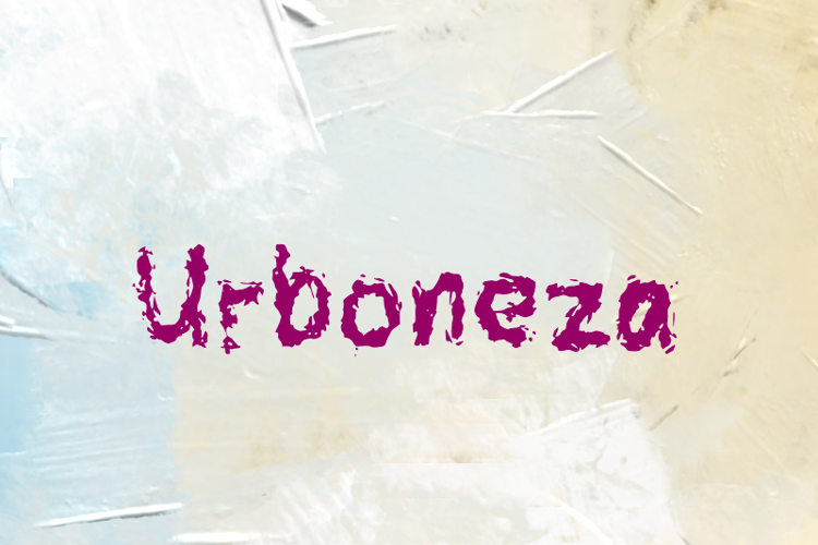 Preview of u Urboneza Font