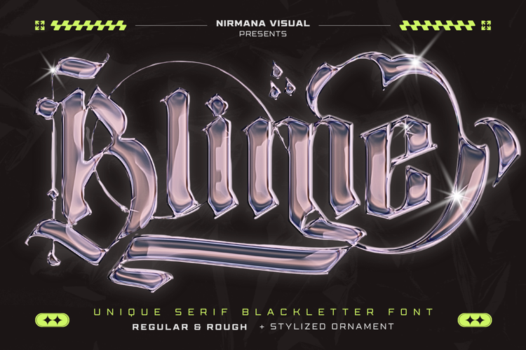 Preview of Blime Blackletter Font