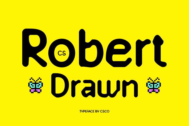 Preview of CS Robert Drawn Font